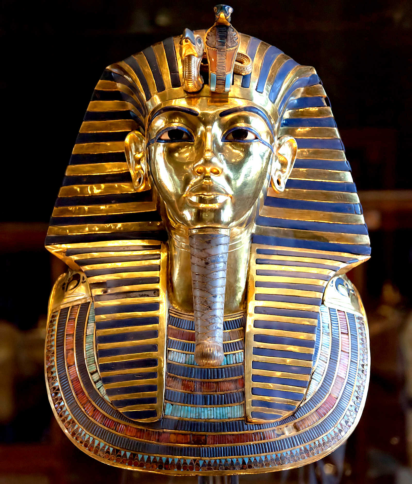 Tutankhamun's golden death mask