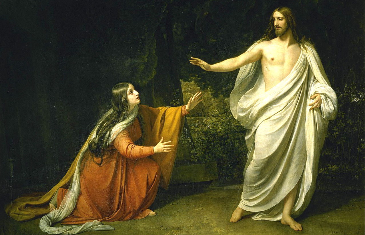 Jesus Christ and Mary Magdalene, after his resurrection