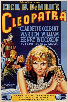 Claudette Colbert as Cleopatra