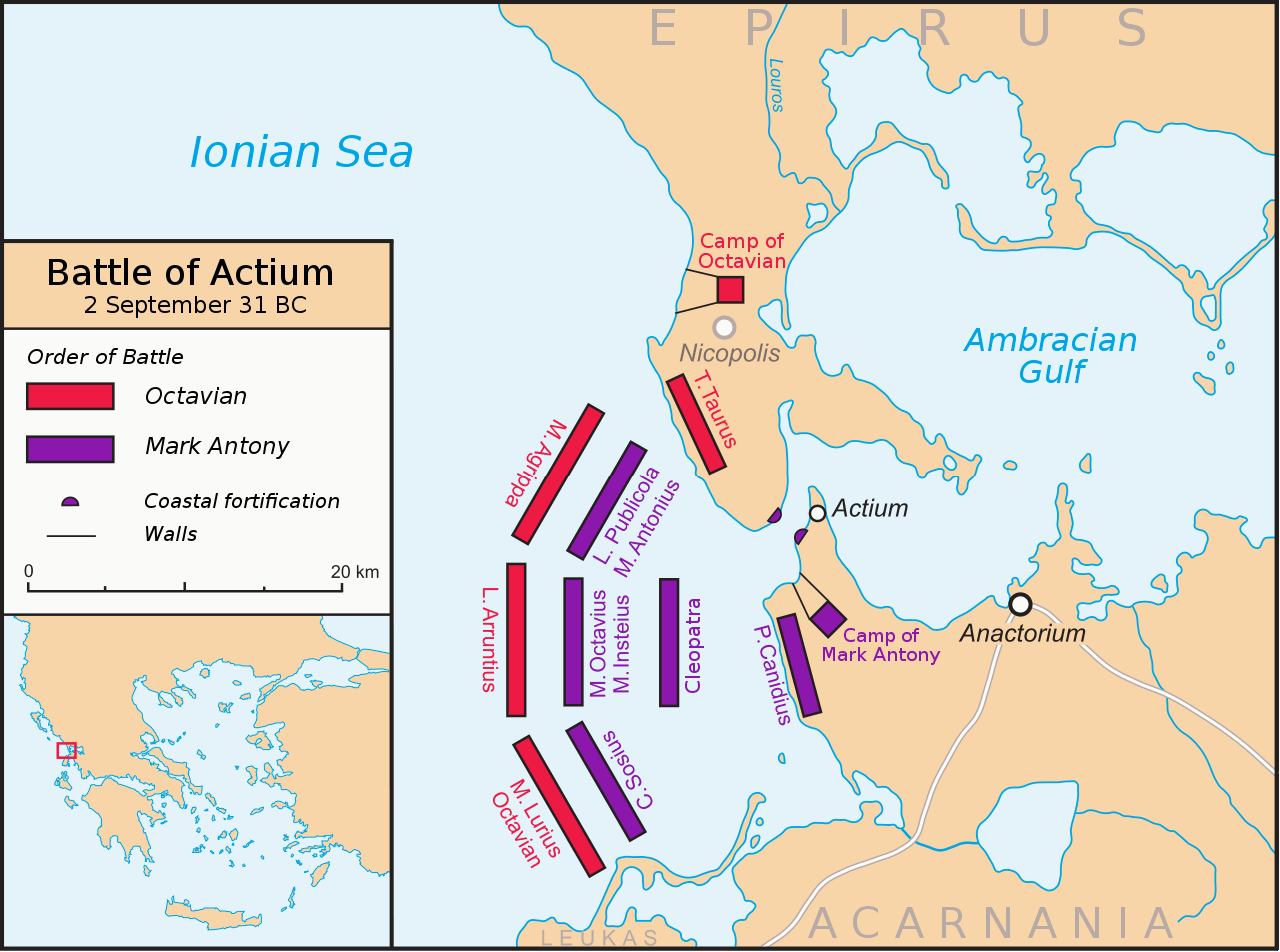 Ionian Sea, map