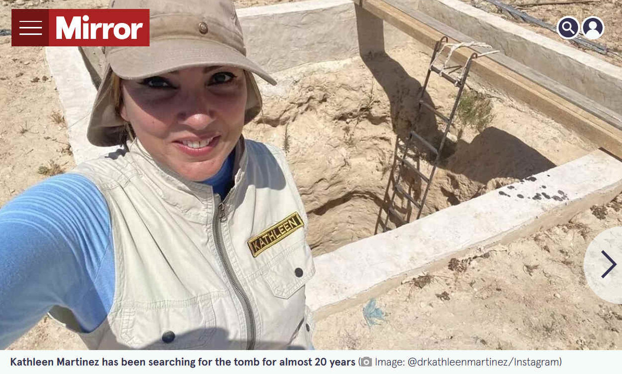 Kathleen Martinez, who has been searching for the tomb for nearly 20 years, uncovered a statue that may depict the true face of the queen who ruled 51 to 30 BC. 