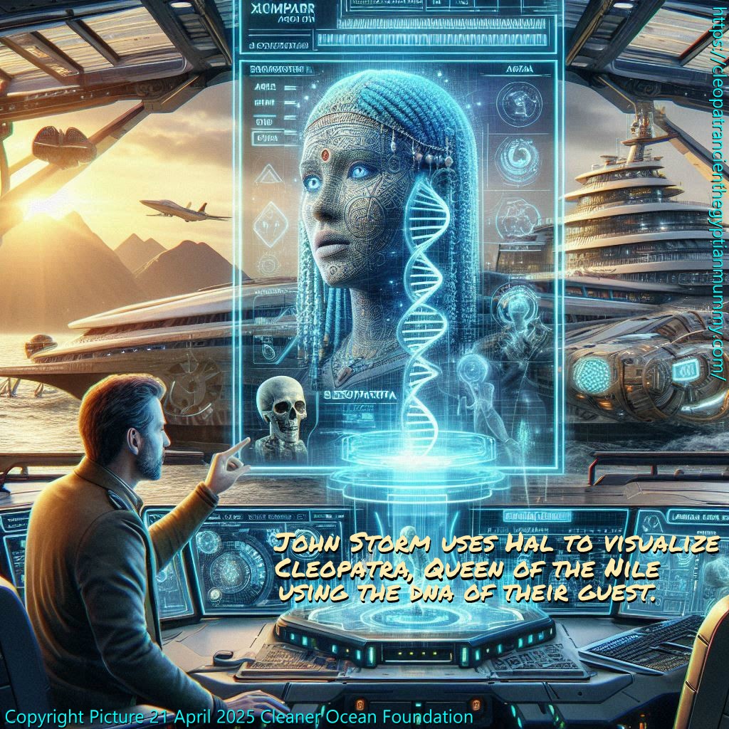 He turned to the holographic display, his eyes gleaming with excitement. He knew that the secrets of Cleopatra�s reincarnation were the beginning of a very interesting twist in his researches, enhancing his collection, understanding of his ancestors, and possible future permutations.&nbsp;He must remember to thank Klaus, the next time they met.
